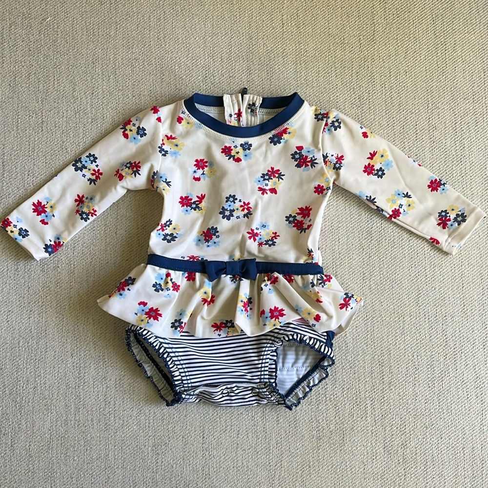 Ruffle Butts Rashguard one piece